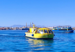 Sea scope-glass boat